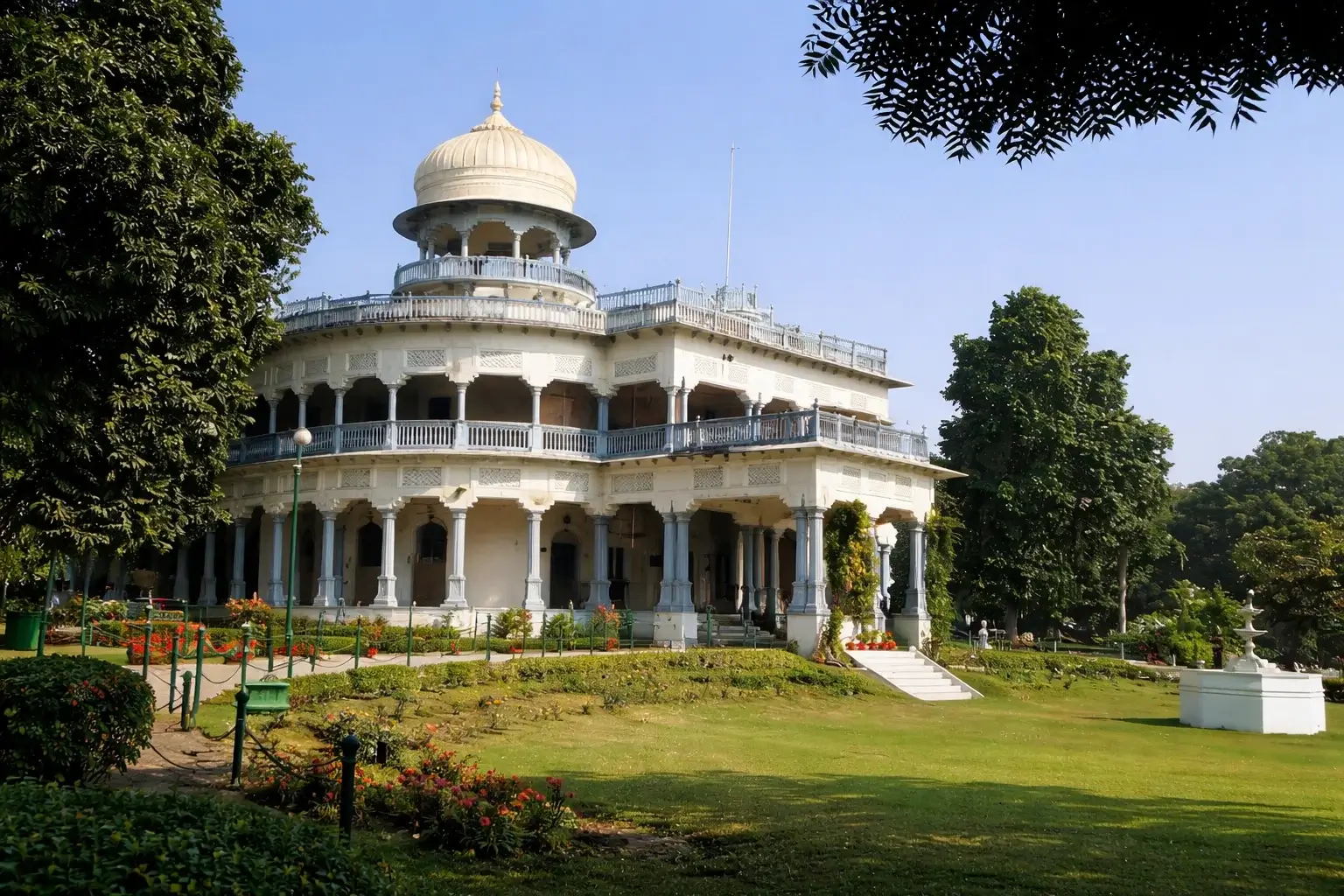 The historic Anand Bhavan mansion and museum in Prayagraj
