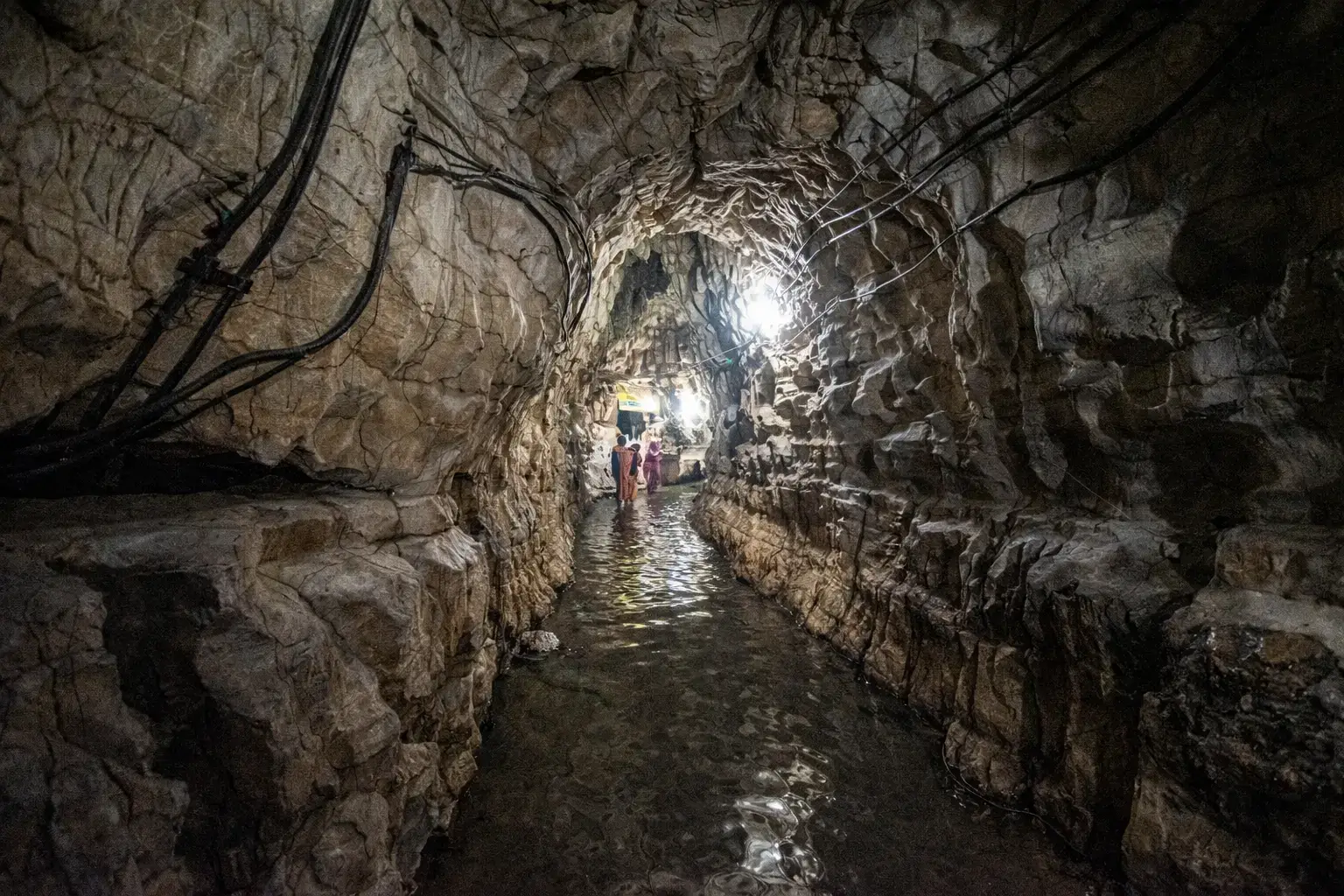 Mysterious cave passage at Gupt Godavari, Chitrakoot