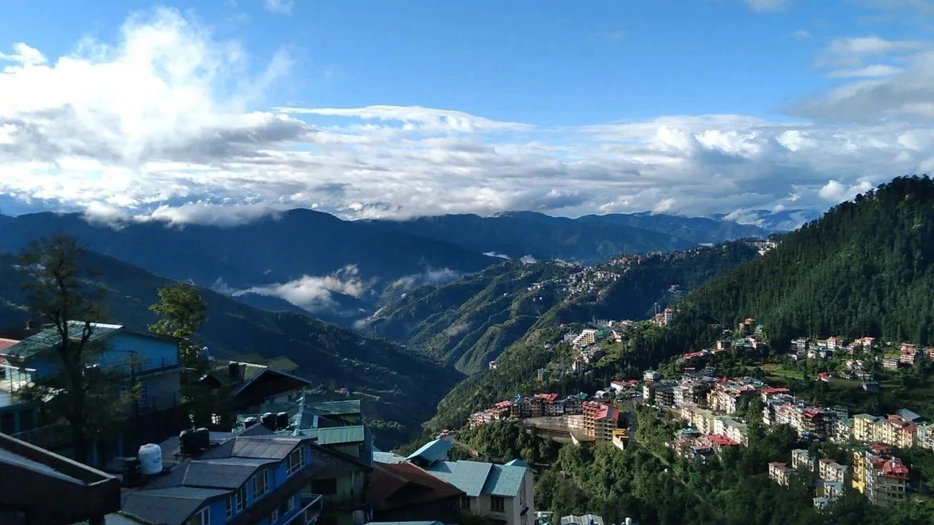 Mussoorie hills and scenic Himalayan views